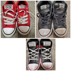 Boys Converse - Size 2 - Qty 3